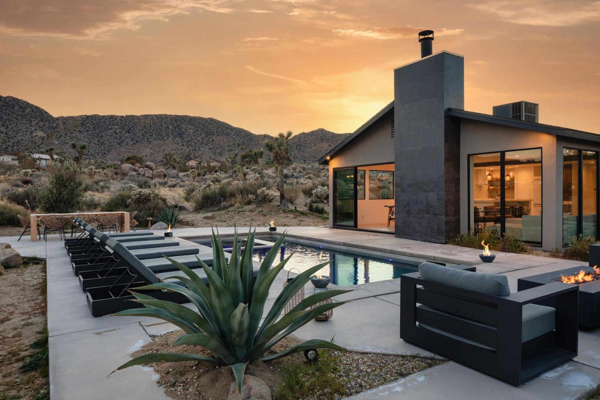Amaru Muru - Luxury Retreat With Pool/Hot Tub/Yoga Joshua Tree Exteriör bild